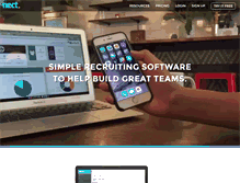 Tablet Screenshot of nectjobs.com